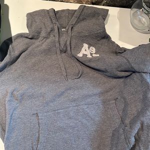 Vintage gray, Aeropostale men’s hoodie, gently used